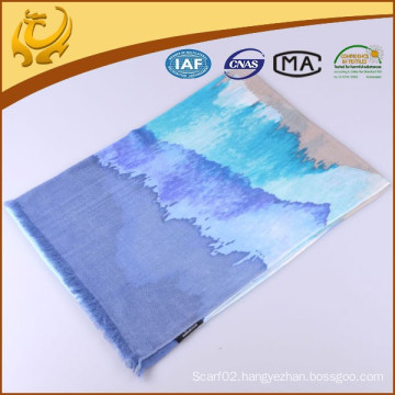 2015 New Style High Quality Thin Printed Cashmere Shawl For Woman